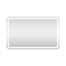 Viva AURA Led TOUCH fürdőszobai tükör - páramenetesítővel - órával - fekvő - 100 x 70 cm - 83440006