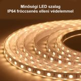 Viva AURA fürdőszoba tükör - érintőkapcsolós - páramenetesítős - órával - LED - FEKVŐ - 100 x 70 cm - Image 9