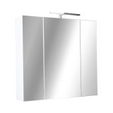 PIRAMIDA AKVA Tükrös fürdőszobai szekrény LED világítással - 75 x 69 x 15 cm - Image 2