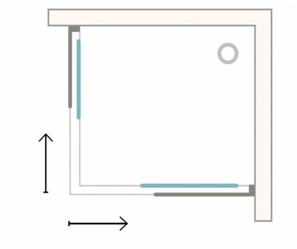 Vela Banyo TMP zuhanykabin - 90 SZÖGLETES - 5 mm víztiszta vízlepergető üveggel - 90 x 90 x 190 cm - 845KK151 - Image 4