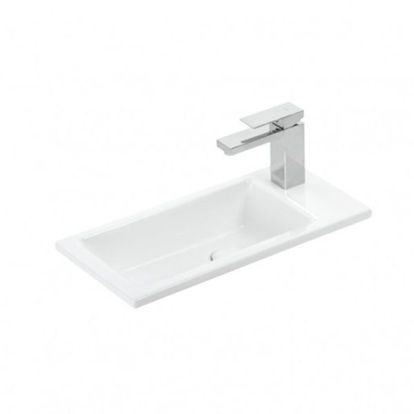 Sanovit ATRIA - porcelán mosdókagyló- kézmosó - jobb csaplyukas - 50 x 25 cm - 9050-KL