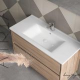 Sanovit ATRIA - porcelán mosdókagyló - 100 x 45,5 cm - Image 4