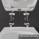 CeraStyle DURU WC ülőke - duroplast - lecsapódásgátlós - könnyen levehető - klikk rendszerű - Image 4