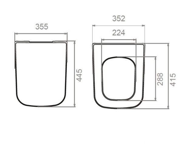 CeraStyle DURU WC ülőke - duroplast - lecsapódásgátlós - könnyen levehető - klikk rendszerű - Image 7