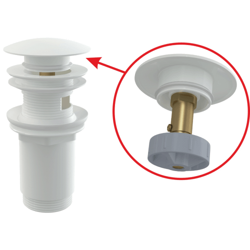 Alcaplast A392B klik-klak mosdó leeresztő 5/4″ – fehér