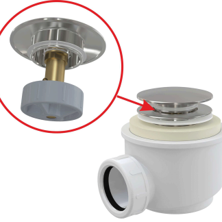 Alcaplast A465 CLICK/CLACK zuhanytálca szifon