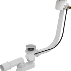 Alcaplast A564CRM1 Automata kádszifon króm túlfolyóval 57cm