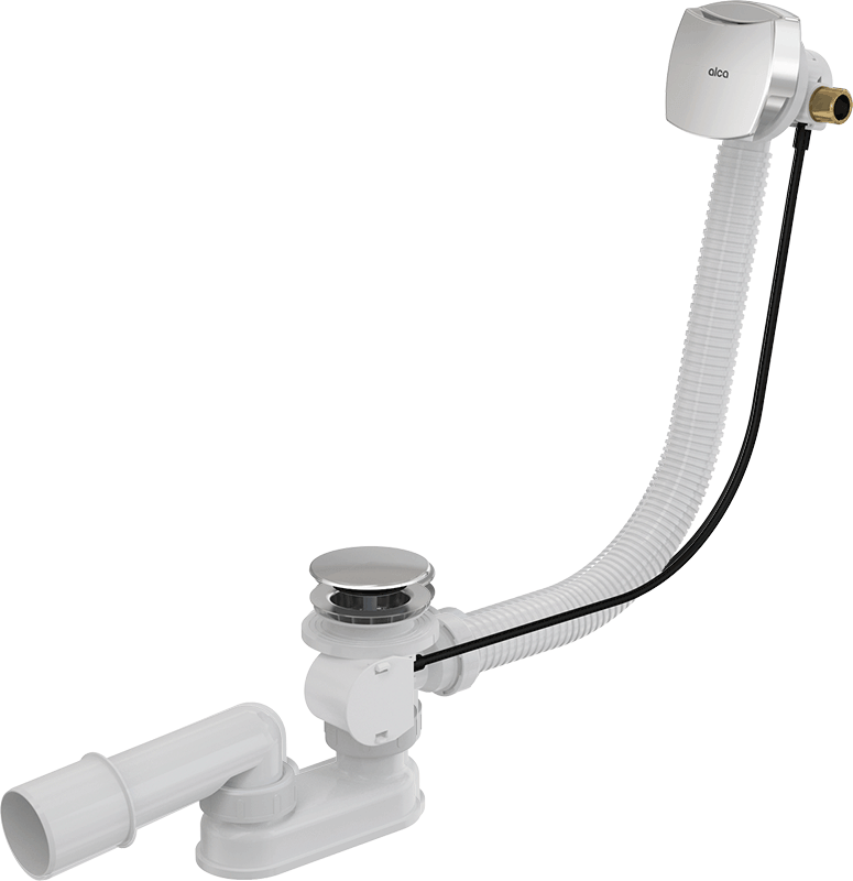 Alcaplast A564CRM1 Automata kádszifon króm túlfolyóval 57cm