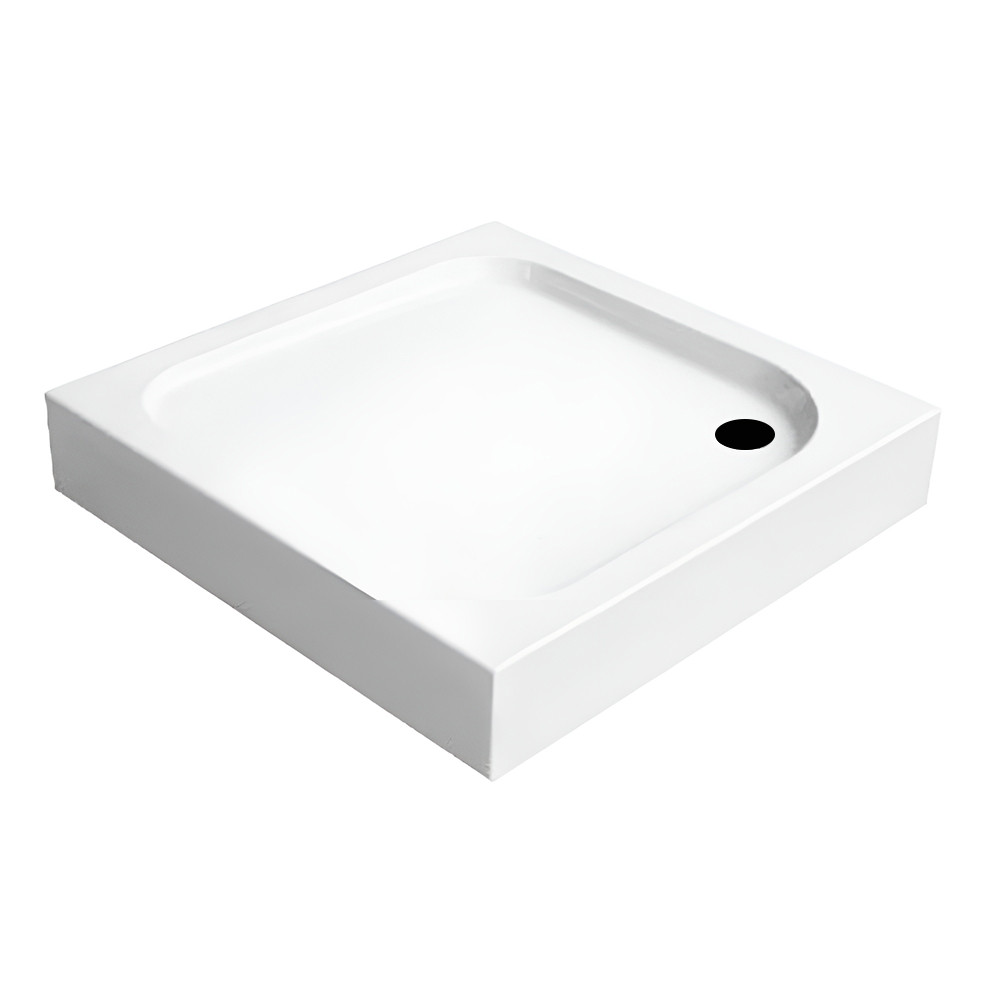 Klonberg 80x80 cm-es szögletes akril zuhanytálca 80x80 cm - AKSZ80ZT