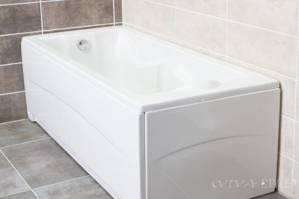Favorit LINEA szaniter akril kád előlappal-oldallappal-állvánnyal 170 x 75 cm - AL365 - Image 2