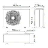 Ariston Genus One+ Hybrid Plus 24/50 Net R32 hybrid rendszer 3302594 24 kW-os fali fűtő kondenzációs gázkazán 5 kW-os hőszivattyúval - Image 3