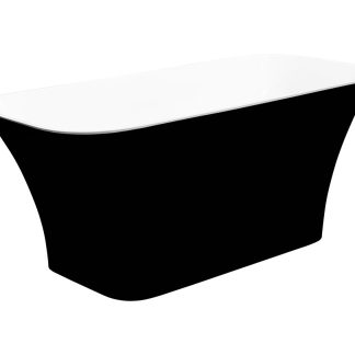 Besco Assos B&W szabadonálló térkád 160x70 cm - WMD-160-ABW