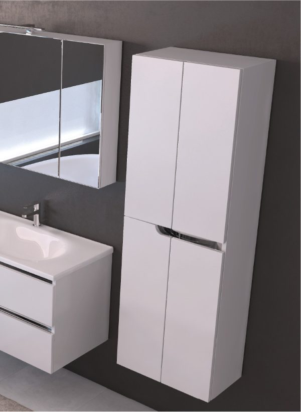 PIRAMIDA BETA fali függesztett fürdőszobai ÁLLÓSZEKRÉNY - 50 x 150 x 30 cm - Image 4