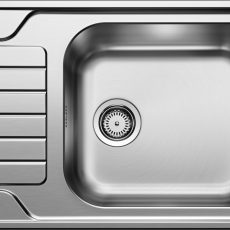 BLANCO DINAS XL 6 S compact , fényezett rozsdamentes acél, csaplyuk nélkül, excenter nélkül
