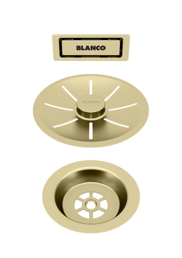 Blanco InFino szett satin gold 1 medencés gránit mosogatóhoz – 203476
