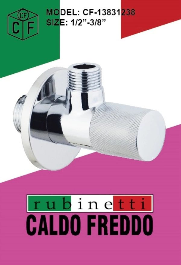 Caldo Freddo LUX - sarokszelep - KRÓM - 1/2 " - 3/8" - CF-13831238 - Image 2