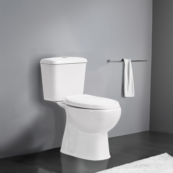 Cleano monoblokkos WC alsó kifolyással ülőkével - CLEANO-ALSO - Image 2