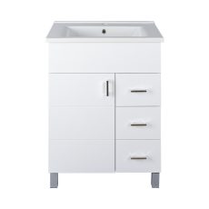 Viva STYLE Karina 75 lábon álló fürdőszobabútor 3 fiókos Sanovit ATRIA 9075 mosdóval 75 x 45,5 cm - DD750-3F