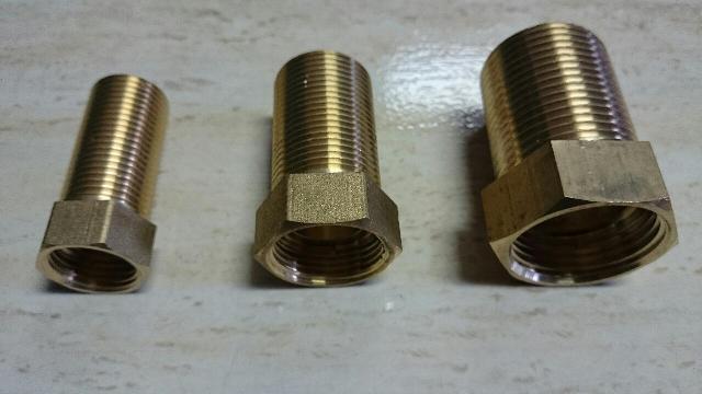 Réz menetes hosszmenet 1/2" BK