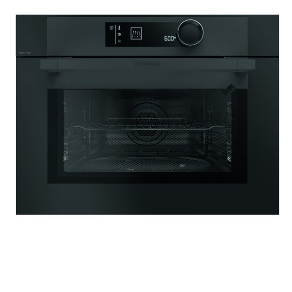 De Dietrich kompakt kombinált mikro-sütő, 40 l, 9 sütőfunkció, LCD kijelző, szénfekete