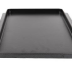 De Dietrich öntöttvas grill lap, 29,3 cm x 41,4 cm, magasított perem, sima felület