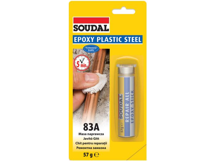 Soudal 83A epoxy gyanta bázisú gyurmaragasztó
