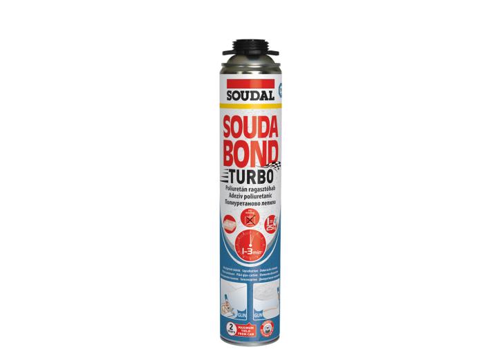 Soudal pisztoly purhab 750 ml Soudabond Turbo ( ragasztóhab )
