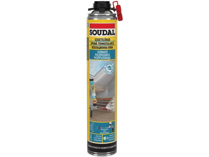 Soudal pisztoly purhab 700 ml Szórható szigetelőhab