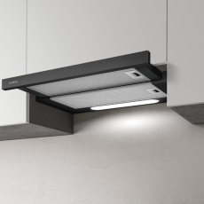 ELICA ELITE 14 LUX BL/A/50 teleszkópos páraelszívó, 50 cm, festett fekete