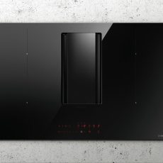 ELICA NIKOLATESLA ALPHA BL/A/78 páraelszívóval integrált indukciós főzőlap, 78 cm, külső kivezetés, fekete