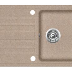 Evido Home 45S csepptálcás gránit mosogató 765 x 460 x 190 cm avena - 105732