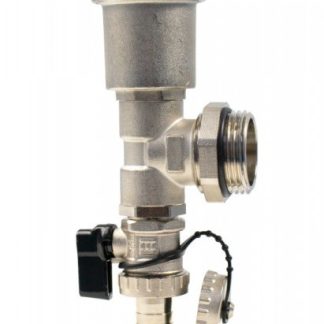 Everline EVP-AEE12 Osztó-gyűjtő végelem 1”km automata légtelenítővel töltő üritő csappal