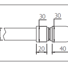 Deltacalor Electro 1000 Watt (40 tag / 500 x 1880 mm) elektromos törölközőszárító programozható vezérléssel - Image 4