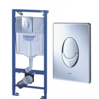 Grohe falba építhető WC tartály króm nyomólappal 38.764.001