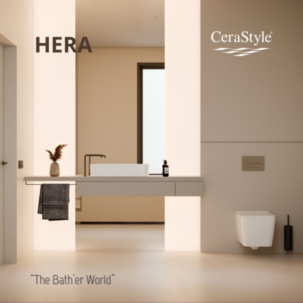 CeraStyle HERA fali WC - MATT FEHÉR - rimless - perem nélküli - rejtett szerelésű - mély öblítés - HC01706PN04 - Image 4