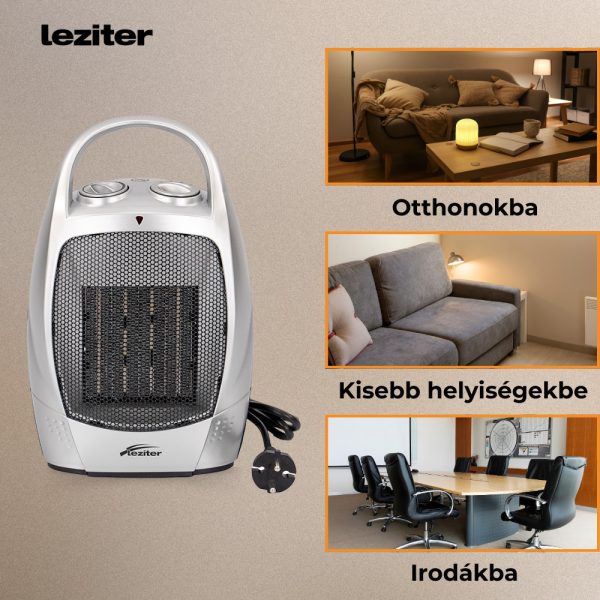 Loa elektromos kerámiabetétes hősugárzó 750W/1500W - HPC-D1501L - Image 7