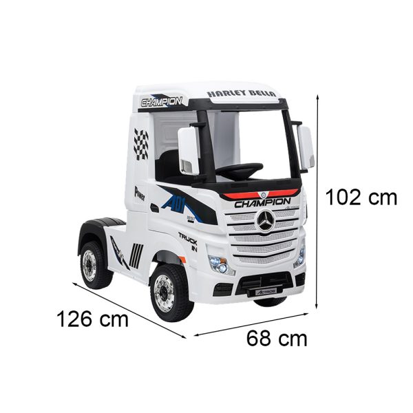 Elektromos Mercedes kamion fehér - LEK-ACTROS - Image 3