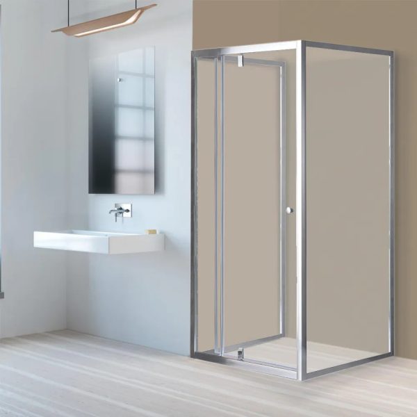 Flexi 80x90 cm falsíkra szerelhető aszimmetrikus zuhanykabin zuhanytálca nélkül - LF011_LF1290ASZ - Image 2