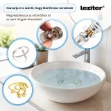 Klikk-Klakk lefolyódugó szűrővel rozsdamentes acél 60 mm - LLSZ-60 - Image 5