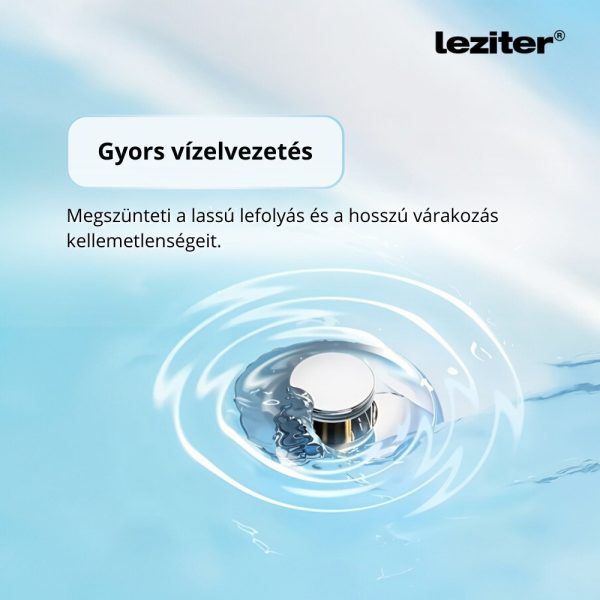 Klikk-Klakk lefolyódugó szűrővel rozsdamentes acél 60 mm - LLSZ-60 - Image 10