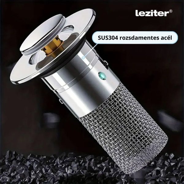 Klikk-klakk lefolyódugó szűrővel rozsdamentes acél 80 mm - LLSZ-80 - Image 7