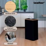 Szelektív palackgyűjtő 100l fekete - LPGY-100-BL - Image 4