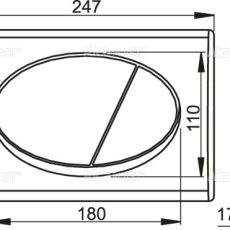 Alcaplast M70 fehér nyomlólap - Image 3