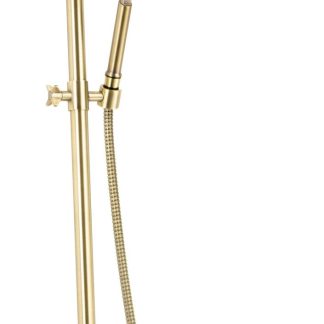 Deante Temisto NAC_M1QT kádtöltő csaptelep zuhanyrendszerrel sárgaréz színben