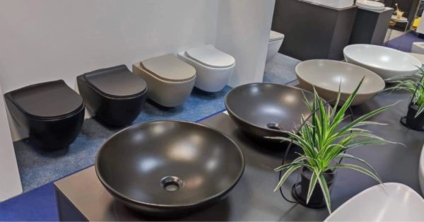CeraStyle ZERO - PULTRA ültethető - Top Counter - porcelán mosdó - O - MATT SZÜRKE - Ø 46 cm - OC052E81W13 - Image 3