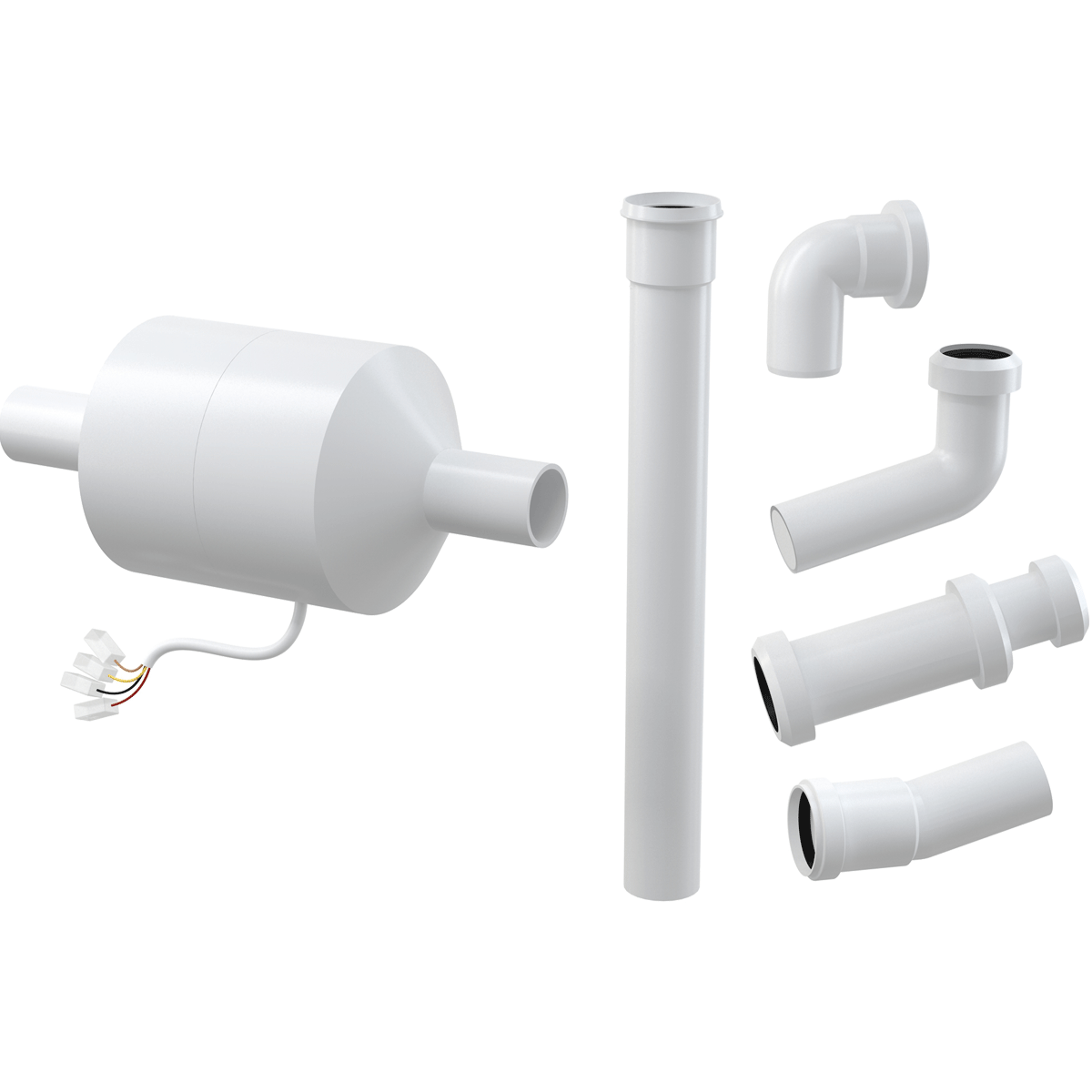 Alcaplast P128 ventilátor a falsík alatti szerelési rendszerekhez szellőző előkészítéssel