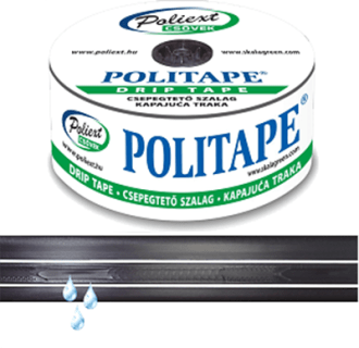 Poliext PoliTape® 10 csepegtető szalag 20 cm táv 100 méteres tekercs - 6 l/h 09200121