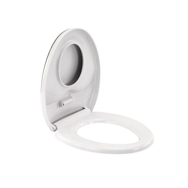 Rion Soft Close 2 az 1-ben WC ülőke szűkítővel műanyag fehér - Image 3