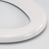 Rion Soft Close 2 az 1-ben WC ülőke szűkítővel műanyag fehér - Image 9