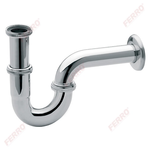 Ferro S281 króm csőszifon 5/4” - 32 mm